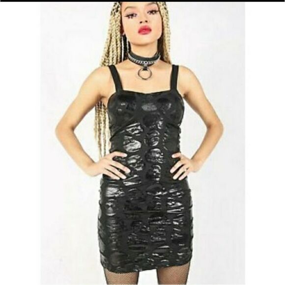 Iron Fist Dresses & Skirts - NWT 🆕️ Black Iron Fist Skullz Club Mini Dress